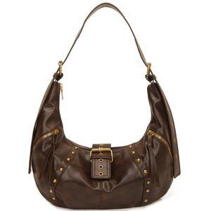 1928 Y2k Purse Goth Handbag Buckle Punk Hobo Shoulder Bag Clutch Purses